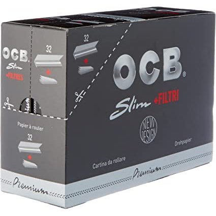 OCB - Black King Size Slim + Filters - PJW Vapes | Glasgow Vape Wholesaler