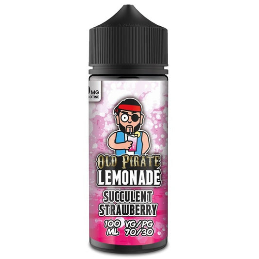 Old Pirate - 100ML - Succlent Strawberry - PJW Vapes | Glasgow Vape Wholesaler