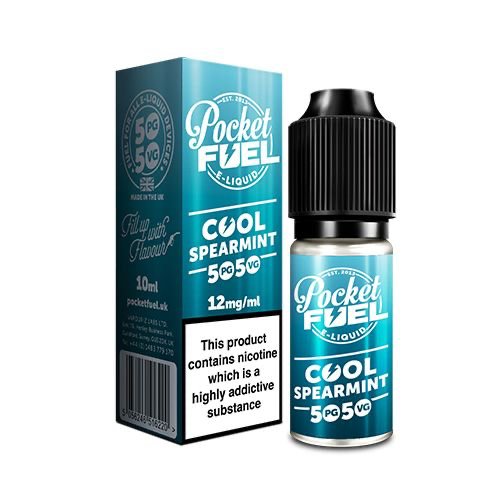 Pocket Fuel 50/50 - 10ml - Cool Spearmint - PJW Vapes | Glasgow Vape Wholesaler