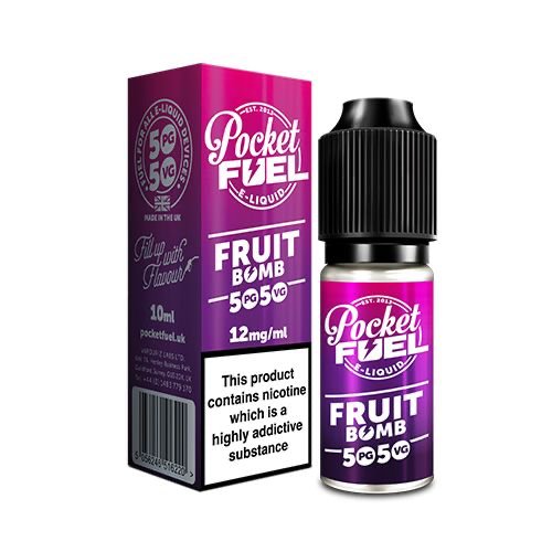Pocket Fuel 50/50 - 10ml - Fruit Bomb - PJW Vapes | Glasgow Vape Wholesaler
