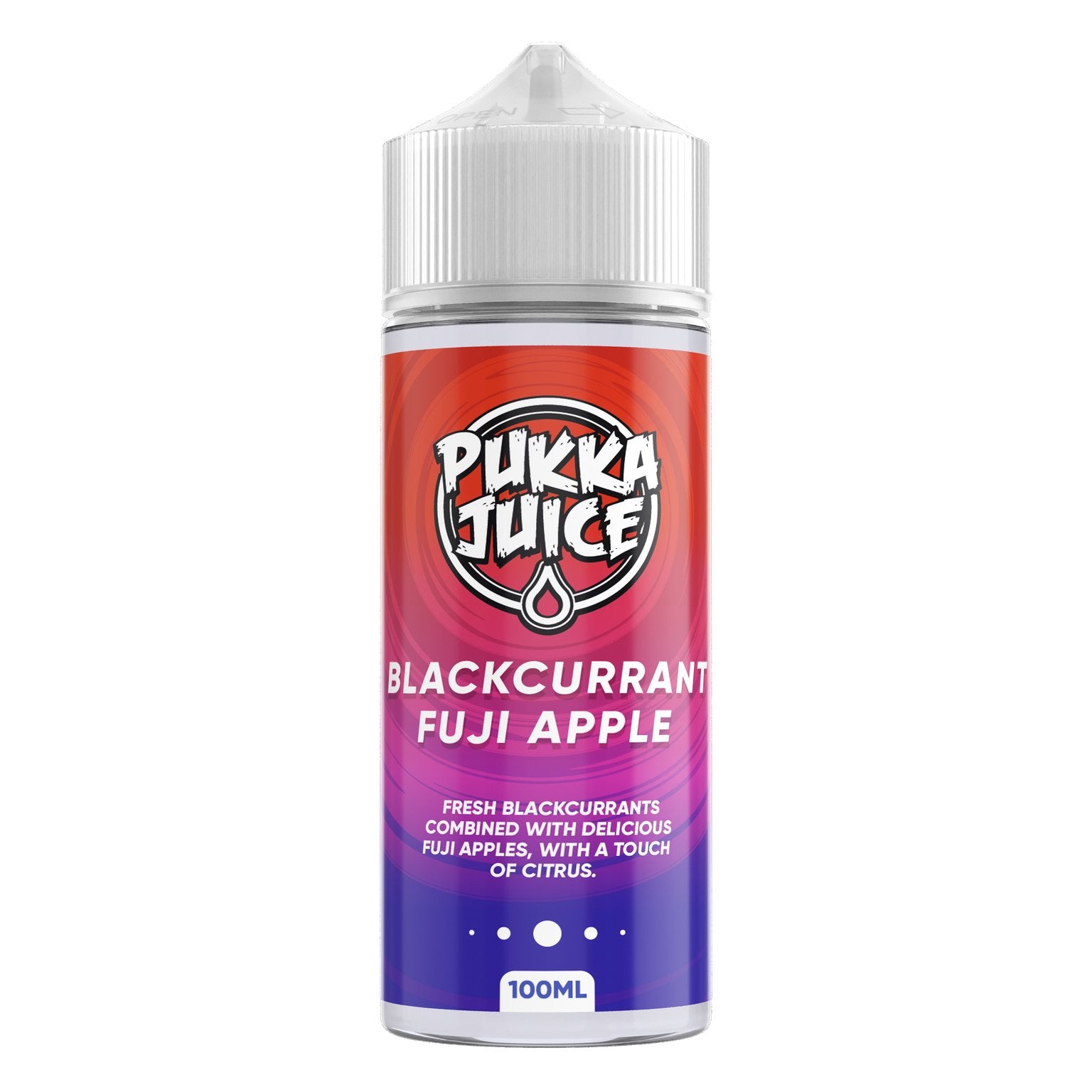 Pukka Juice - 100ml - Blackcurrant Fuji Apple - PJW Vapes | Glasgow Vape Wholesaler