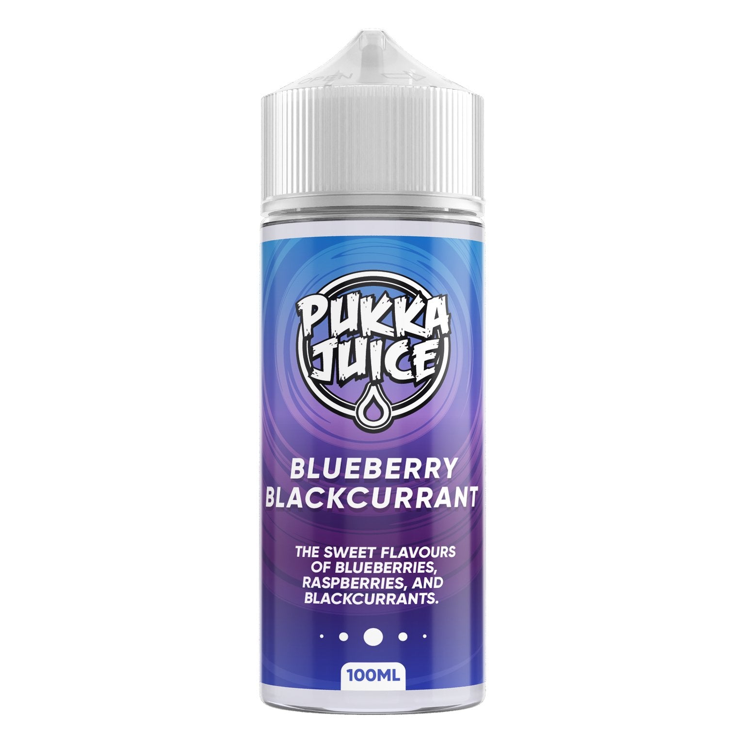 Pukka Juice - 100ml - Blueberry Blackcurrant - PJW Vapes | Glasgow Vape Wholesaler
