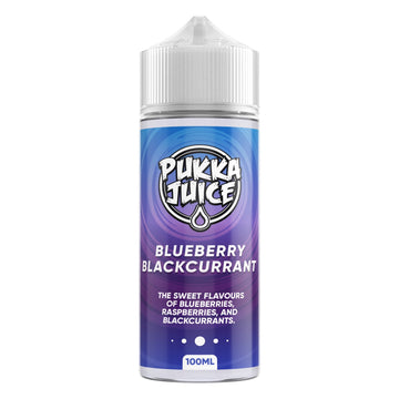 Pukka Juice - 100ml - Blueberry Blackcurrant - PJW Vapes | Glasgow Vape Wholesaler