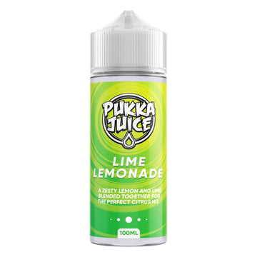 Pukka Juice - 100ml - Lime Lemonade - PJW Vapes | Glasgow Vape Wholesaler