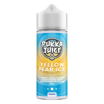 Pukka Juice - 100ml - Yellow Pear Ice - PJW Vapes | Glasgow Vape Wholesaler