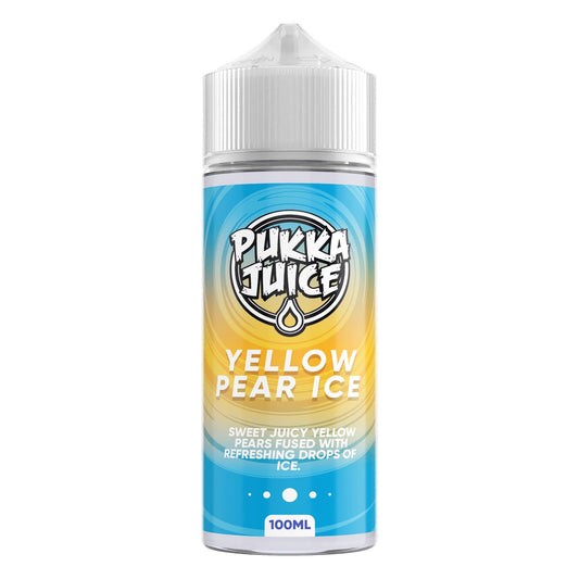 Pukka Juice - 100ml - Yellow Pear Ice - PJW Vapes | Glasgow Vape Wholesaler