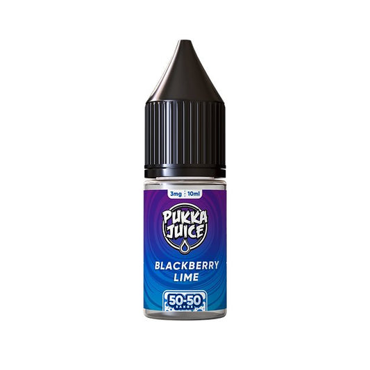 Pukka Juice 50/50 - 10ml - Blackberry Lime - PJW Vapes | Glasgow Vape Wholesaler