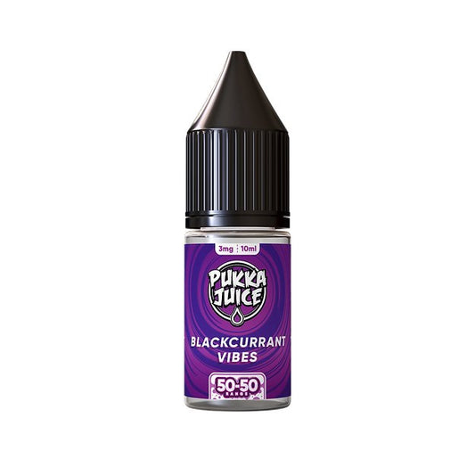 Pukka Juice 50/50 - 10ml - Blackcurrant Vibes - PJW Vapes | Glasgow Vape Wholesaler
