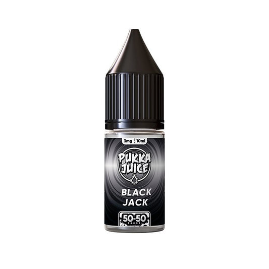 Pukka Juice 50/50 - 10ml - Blackjack - PJW Vapes | Glasgow Vape Wholesaler