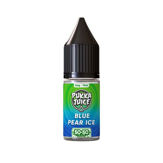 Pukka Juice 50/50 - 10ml - Blue Pear Ice - PJW Vapes | Glasgow Vape Wholesaler