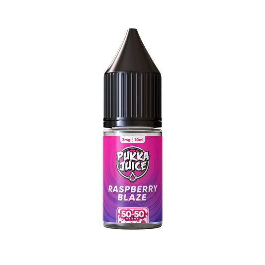 Pukka Juice 50/50 - 10ml - Raspberry Blaze - PJW Vapes | Glasgow Vape Wholesaler