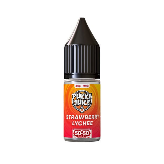 Pukka Juice 50/50 - 10ml - Strawberry Lychee - PJW Vapes | Glasgow Vape Wholesaler