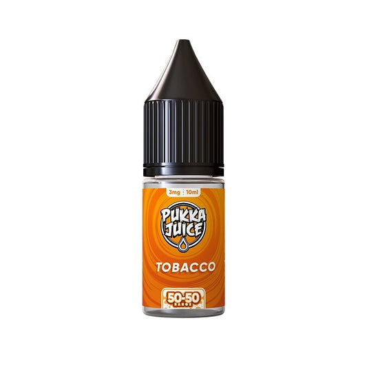 Pukka Juice 50/50 - 10ml - Tobacco - PJW Vapes | Glasgow Vape Wholesaler