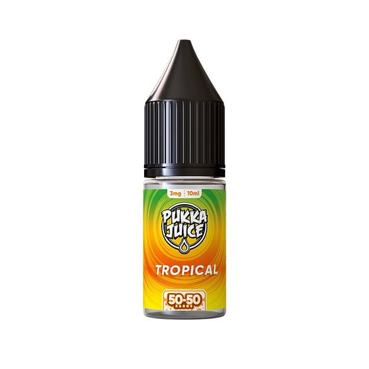 Pukka Juice 50/50 - 10ml - Tropical - PJW Vapes | Glasgow Vape Wholesaler