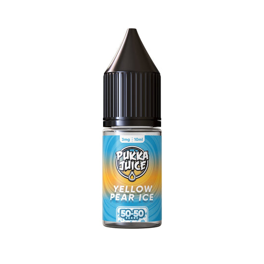 Pukka Juice 50/50 - 10ml - Yellow Pear Ice - PJW Vapes | Glasgow Vape Wholesaler
