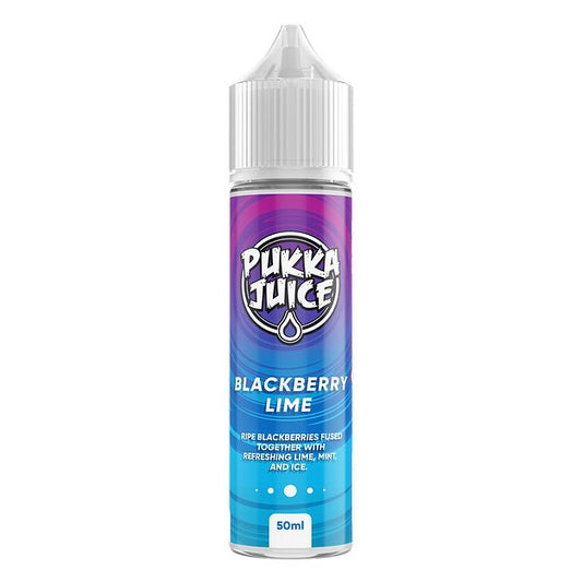 Pukka Juice - 50ml - Blackberry Lime - PJW Vapes | Glasgow Vape Wholesaler