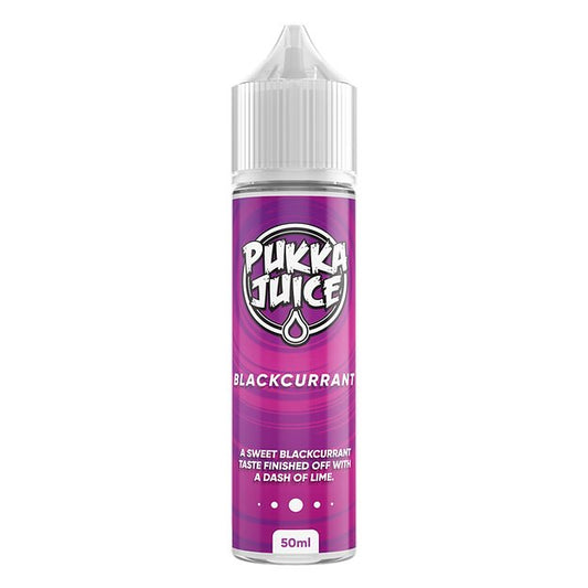 Pukka Juice - 50ml - Blackcurrant - PJW Vapes | Glasgow Vape Wholesaler
