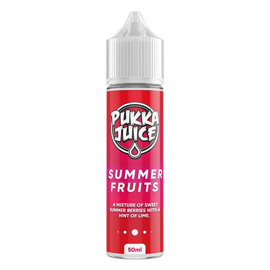 Pukka Juice - 50ml - Summer Fruits - PJW Vapes | Glasgow Vape Wholesaler