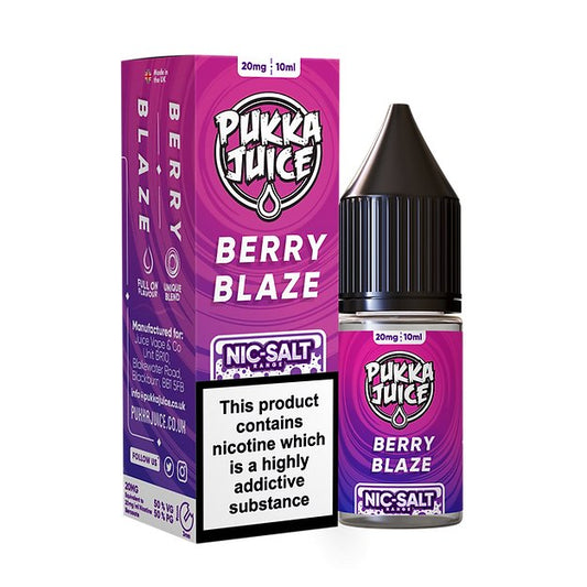 Pukka Juice Nic Salt - 10ml - Berry Blaze - PJW Vapes | Glasgow Vape Wholesaler