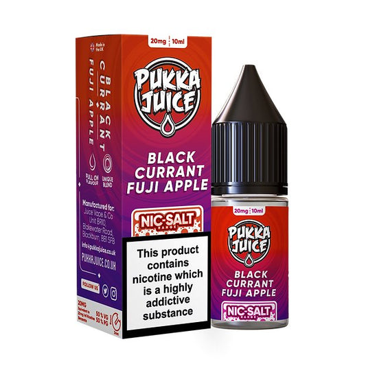 Pukka Juice Nic Salt - 10ml - Blackcurrant Fuji Apple - PJW Vapes | Glasgow Vape Wholesaler