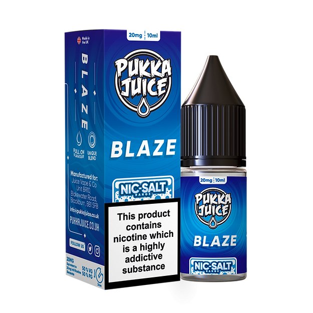 Pukka Juice Nic Salt - 10ml - Blaze - PJW Vapes | Glasgow Vape Wholesaler