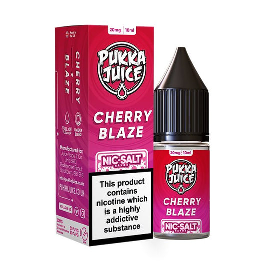 Pukka Juice Nic Salt - 10ml - Cherry Blaze - PJW Vapes | Glasgow Vape Wholesaler