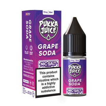 Pukka Juice Nic Salt - 10ml - Grape Soda - PJW Vapes | Glasgow Vape Wholesaler