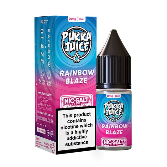 Pukka Juice Nic Salt - 10ml - Rainbow Blaze - PJW Vapes | Glasgow Vape Wholesaler