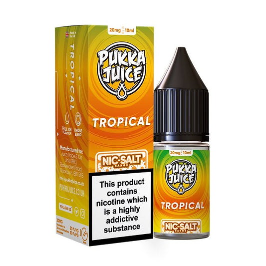 Pukka Juice Nic Salt - 10ml - Tropical - PJW Vapes | Glasgow Vape Wholesaler