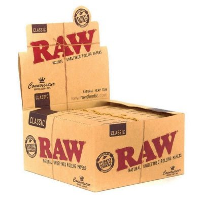Raw - Classic Connoisseur King Size Slim Papers + Tips - PJW Vapes | Glasgow Vape Wholesaler