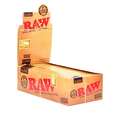 Raw - Classic Single Wide Papers - PJW Vapes | Glasgow Vape Wholesaler
