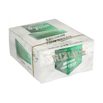 Rizla - Medium Thin Green Papers - King Size - PJW Vapes | Glasgow Vape Wholesaler