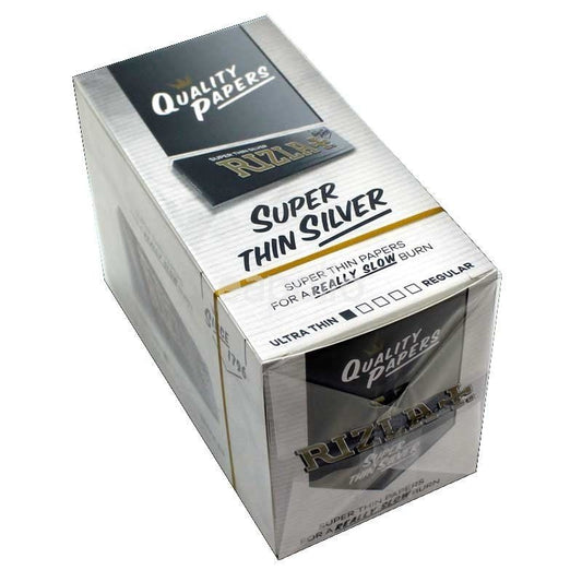 Rizla - Super Slim Silver - Regular - PJW Vapes | Glasgow Vape Wholesaler