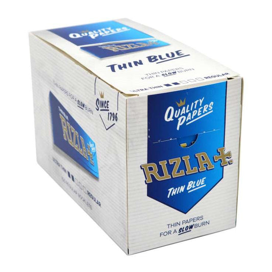 Rizla - Thin Blue Papers - Regular - PJW Vapes | Glasgow Vape Wholesaler