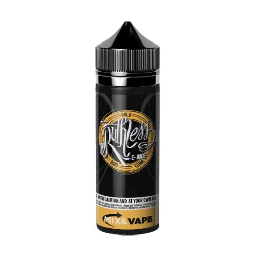 Ruthless - 100ml - Gold - PJW Vapes | Glasgow Vape Wholesaler
