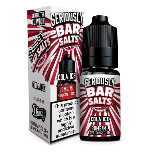 Seriously Bar Nic Salt - 10ml - Cola Ice - PJW Vapes | Glasgow Vape Wholesaler