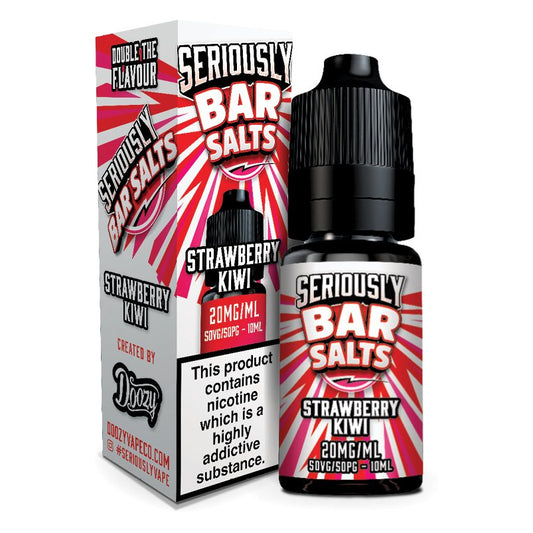 Seriously Bar Nic Salt - 10ml - Strawberry Kiwi - PJW Vapes | Glasgow Vape Wholesaler