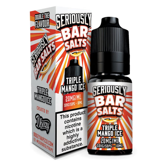 Seriously Bar Nic Salt - 10ml - Triple Mango Ice - PJW Vapes | Glasgow Vape Wholesaler