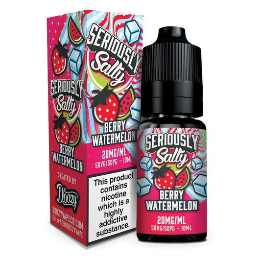 Seriously Nic Salt - 10ml - Berry Watermelon - PJW Vapes | Glasgow Vape Wholesaler