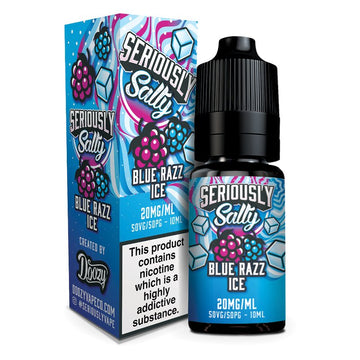 Seriously Nic Salt - 10ml - Blue Razz Ice - PJW Vapes | Glasgow Vape Wholesaler