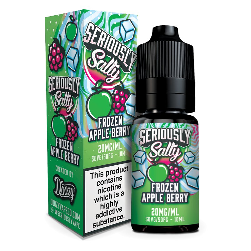 Seriously Nic Salt - 10ml - Frozen Apple Berry - PJW Vapes | Glasgow Vape Wholesaler