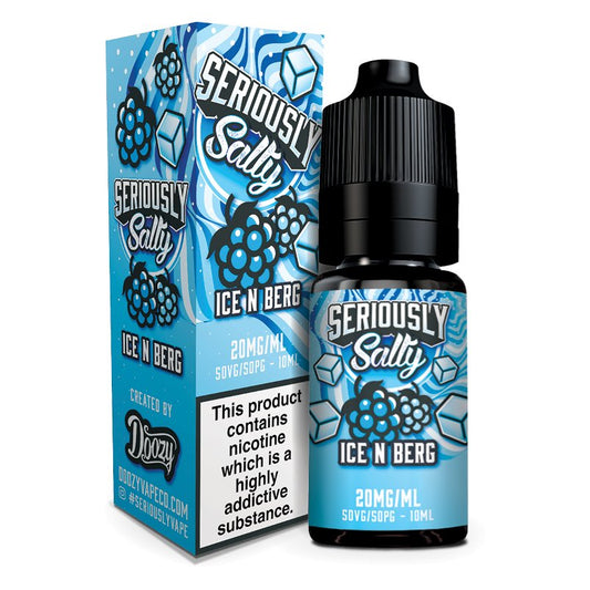 Seriously Nic Salt - 10ml - Ice n Berg - PJW Vapes | Glasgow Vape Wholesaler