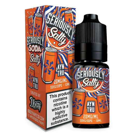 Seriously Soda Nic Salt - 10ml - Ayn Tru - PJW Vapes | Glasgow Vape Wholesaler