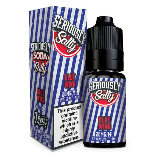 Seriously Soda Nic Salt - 10ml - Blue Wing - PJW Vapes | Glasgow Vape Wholesaler