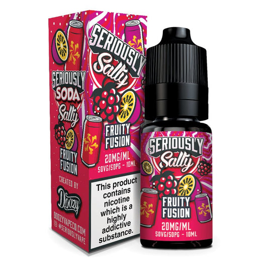 Seriously Soda Nic Salt - 10ml - Fruity Fusion - PJW Vapes | Glasgow Vape Wholesaler