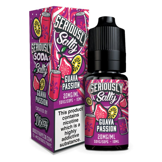 Seriously Soda Nic Salt - 10ml - Guava Passion - PJW Vapes | Glasgow Vape Wholesaler