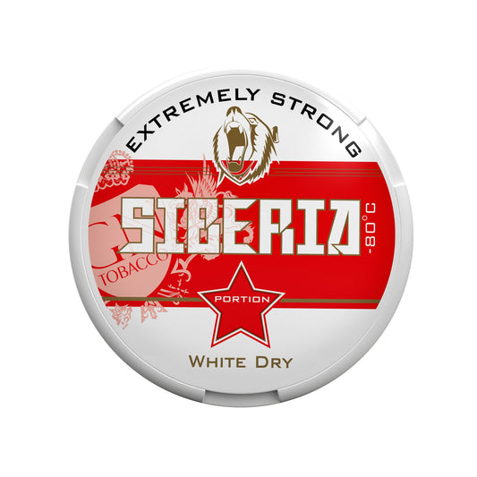 Siberia Pouches - White Dry - PJW Vapes | Glasgow Vape Wholesaler