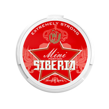 Siberia Pouches - White Dry Mini - PJW Vapes | Glasgow Vape Wholesaler