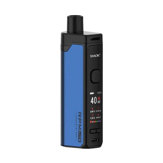 SMOK RPM Lite 40W Pod Mod Kit - Blue - PJW Vapes | Glasgow Vape Wholesaler