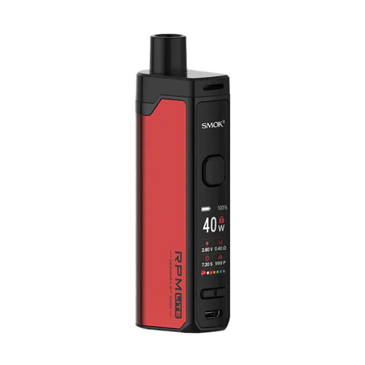 SMOK RPM Lite 40W Pod Mod Kit - Red - PJW Vapes | Glasgow Vape Wholesaler